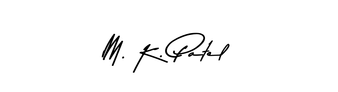 How to make M. K. Patel signature? Asem Kandis PERSONAL USE is a professional autograph style. Create handwritten signature for M. K. Patel name. M. K. Patel signature style 9 images and pictures png