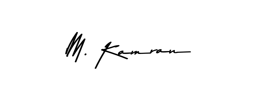 Use a signature maker to create a handwritten signature online. With this signature software, you can design (Asem Kandis PERSONAL USE) your own signature for name M. Kamran. M. Kamran signature style 9 images and pictures png