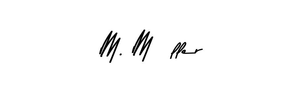 How to make M. Müller signature? Asem Kandis PERSONAL USE is a professional autograph style. Create handwritten signature for M. Müller name. M. Müller signature style 9 images and pictures png