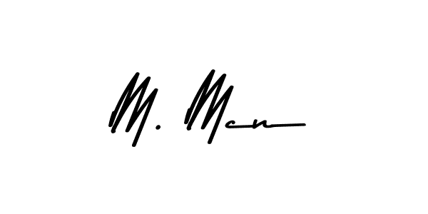 Also we have M. Mcn name is the best signature style. Create professional handwritten signature collection using Asem Kandis PERSONAL USE autograph style. M. Mcn signature style 9 images and pictures png