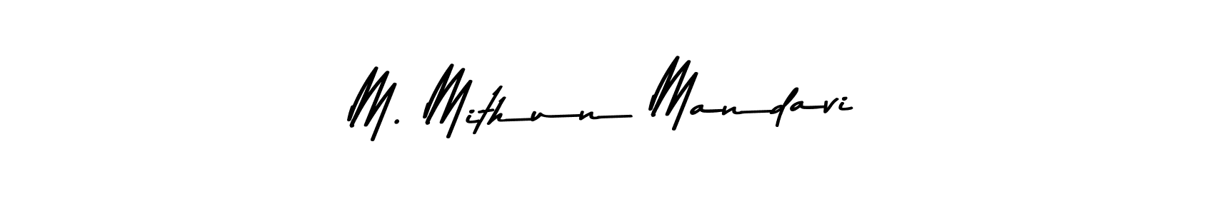 Make a beautiful signature design for name M. Mithun Mandavi. Use this online signature maker to create a handwritten signature for free. M. Mithun Mandavi signature style 9 images and pictures png