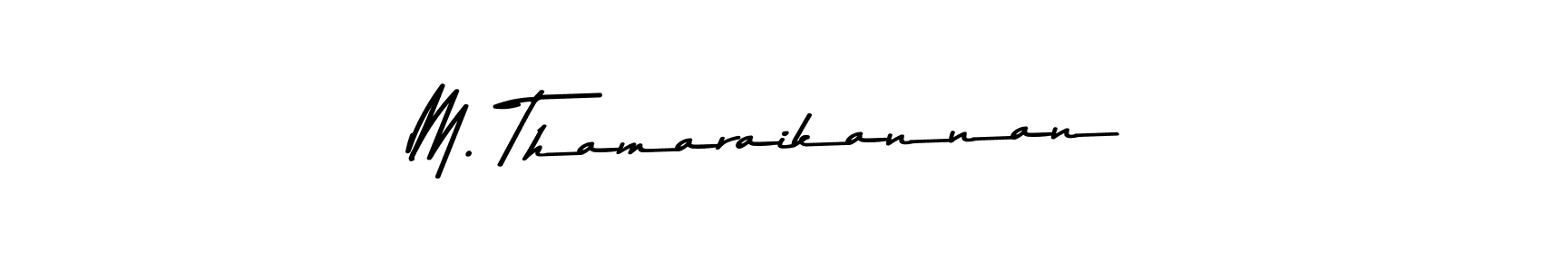 How to make M. Thamaraikannan signature? Asem Kandis PERSONAL USE is a professional autograph style. Create handwritten signature for M. Thamaraikannan name. M. Thamaraikannan signature style 9 images and pictures png