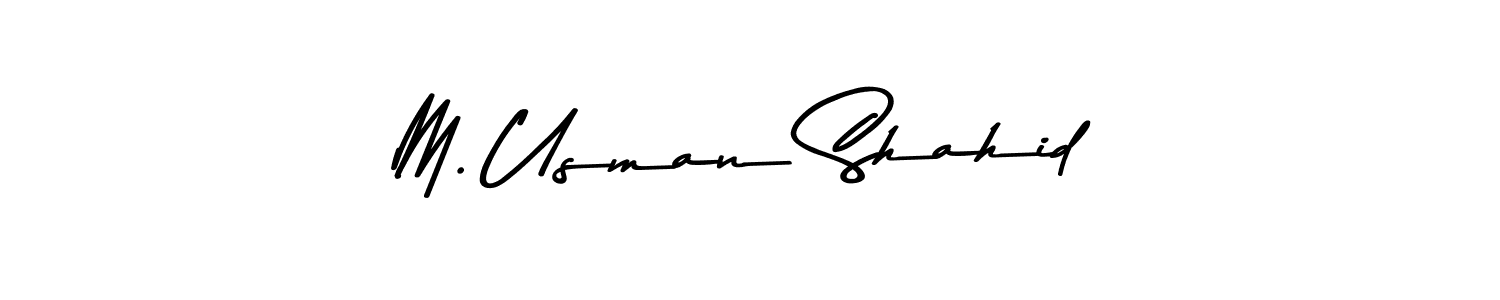 Also we have M. Usman Shahid name is the best signature style. Create professional handwritten signature collection using Asem Kandis PERSONAL USE autograph style. M. Usman Shahid signature style 9 images and pictures png