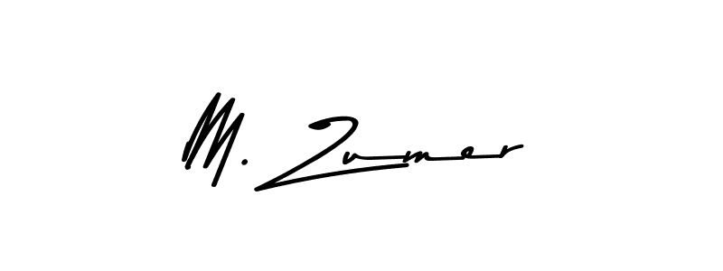 Design your own signature with our free online signature maker. With this signature software, you can create a handwritten (Asem Kandis PERSONAL USE) signature for name M. Zumer. M. Zumer signature style 9 images and pictures png