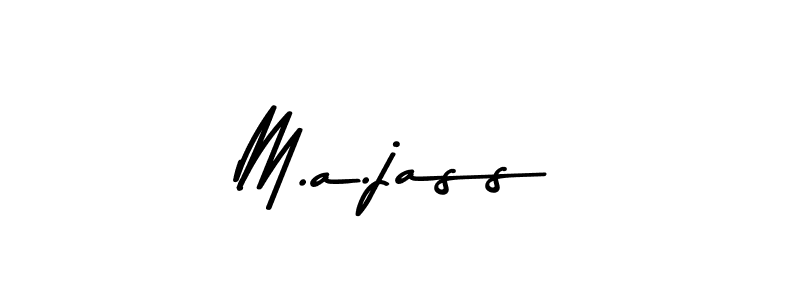 M.a.jass stylish signature style. Best Handwritten Sign (Asem Kandis PERSONAL USE) for my name. Handwritten Signature Collection Ideas for my name M.a.jass. M.a.jass signature style 9 images and pictures png