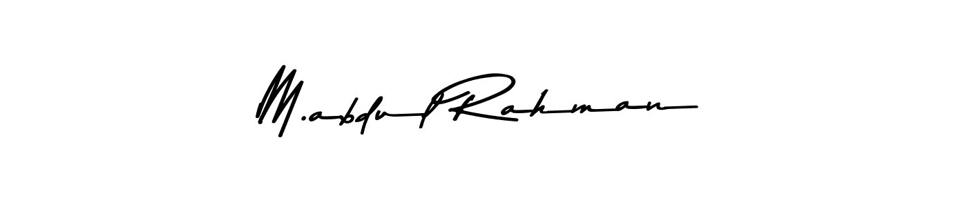 Use a signature maker to create a handwritten signature online. With this signature software, you can design (Asem Kandis PERSONAL USE) your own signature for name M.abdul Rahman. M.abdul Rahman signature style 9 images and pictures png