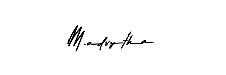 M.advytha stylish signature style. Best Handwritten Sign (Asem Kandis PERSONAL USE) for my name. Handwritten Signature Collection Ideas for my name M.advytha. M.advytha signature style 9 images and pictures png