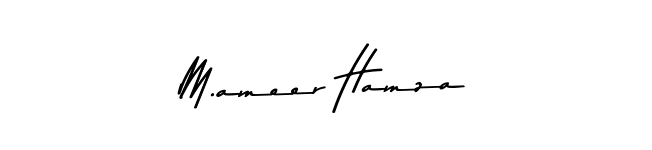 M.ameer Hamza stylish signature style. Best Handwritten Sign (Asem Kandis PERSONAL USE) for my name. Handwritten Signature Collection Ideas for my name M.ameer Hamza. M.ameer Hamza signature style 9 images and pictures png