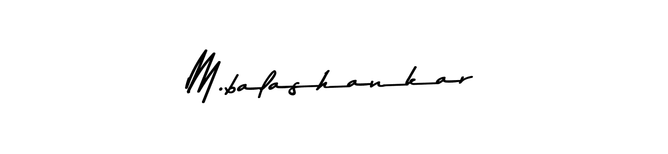 Also You can easily find your signature by using the search form. We will create M.balashankar name handwritten signature images for you free of cost using Asem Kandis PERSONAL USE sign style. M.balashankar signature style 9 images and pictures png