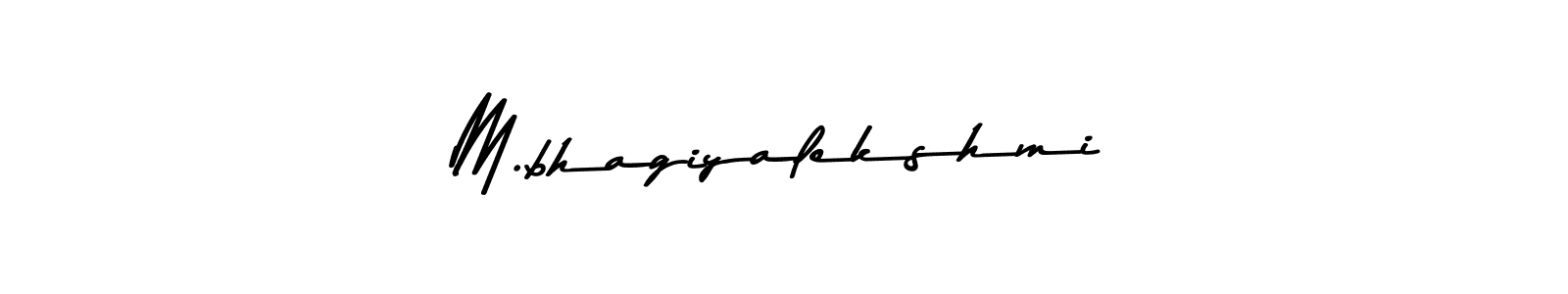 How to make M.bhagiyalekshmi signature? Asem Kandis PERSONAL USE is a professional autograph style. Create handwritten signature for M.bhagiyalekshmi name. M.bhagiyalekshmi signature style 9 images and pictures png