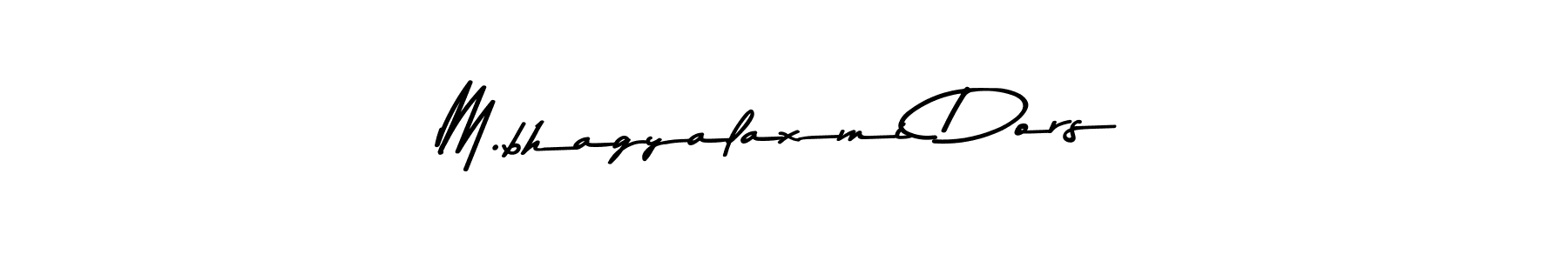 Asem Kandis PERSONAL USE is a professional signature style that is perfect for those who want to add a touch of class to their signature. It is also a great choice for those who want to make their signature more unique. Get M.bhagyalaxmi Dors name to fancy signature for free. M.bhagyalaxmi Dors signature style 9 images and pictures png