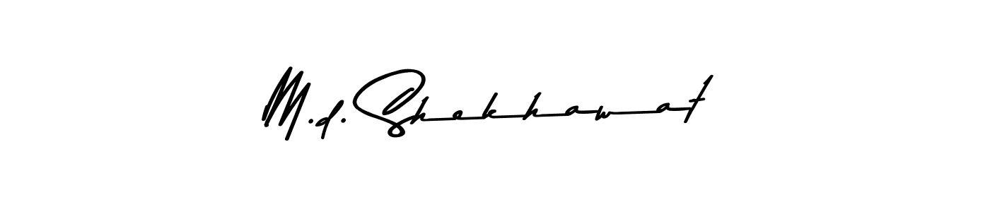 This is the best signature style for the M.d. Shekhawat name. Also you like these signature font (Asem Kandis PERSONAL USE). Mix name signature. M.d. Shekhawat signature style 9 images and pictures png