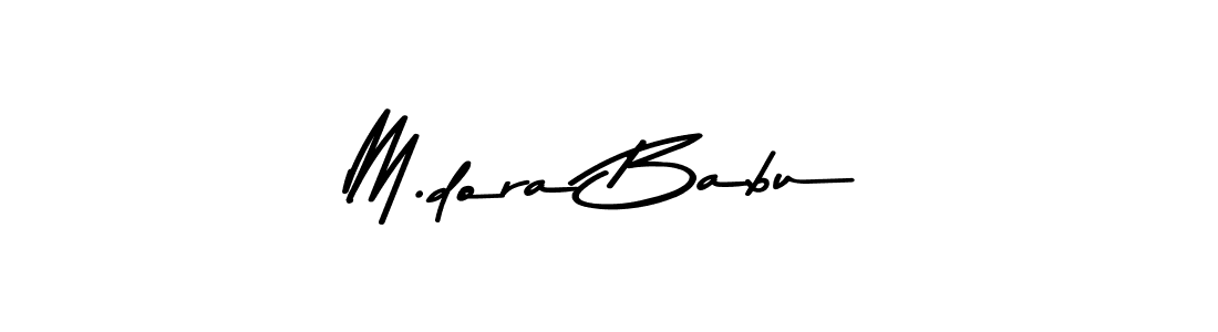 You should practise on your own different ways (Asem Kandis PERSONAL USE) to write your name (M.dora Babu) in signature. don't let someone else do it for you. M.dora Babu signature style 9 images and pictures png