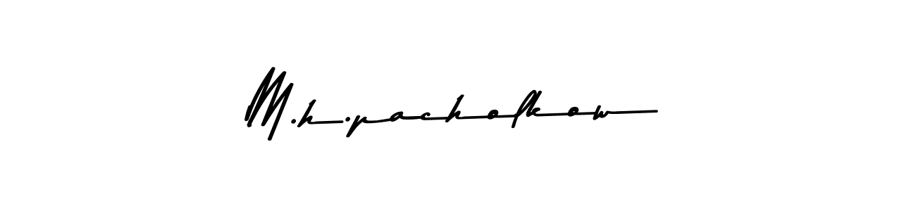 Make a short M.h.pacholkow signature style. Manage your documents anywhere anytime using Asem Kandis PERSONAL USE. Create and add eSignatures, submit forms, share and send files easily. M.h.pacholkow signature style 9 images and pictures png