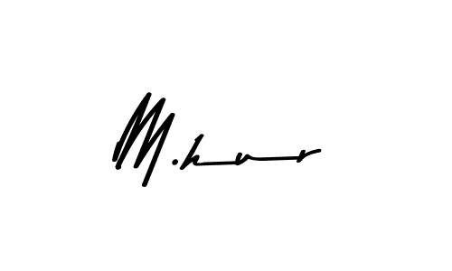 M.hur stylish signature style. Best Handwritten Sign (Asem Kandis PERSONAL USE) for my name. Handwritten Signature Collection Ideas for my name M.hur. M.hur signature style 9 images and pictures png