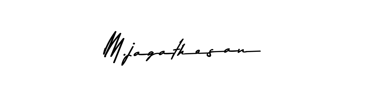 The best way (Asem Kandis PERSONAL USE) to make a short signature is to pick only two or three words in your name. The name M.jagathesan include a total of six letters. For converting this name. M.jagathesan signature style 9 images and pictures png