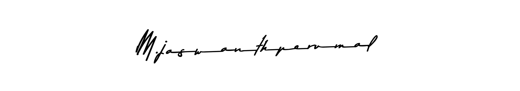 The best way (Asem Kandis PERSONAL USE) to make a short signature is to pick only two or three words in your name. The name M.jaswanthperumal include a total of six letters. For converting this name. M.jaswanthperumal signature style 9 images and pictures png