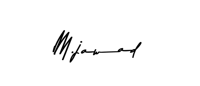 Create a beautiful signature design for name M.jawad. With this signature (Asem Kandis PERSONAL USE) fonts, you can make a handwritten signature for free. M.jawad signature style 9 images and pictures png