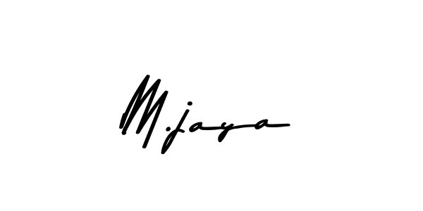 Make a beautiful signature design for name M.jaya. With this signature (Asem Kandis PERSONAL USE) style, you can create a handwritten signature for free. M.jaya signature style 9 images and pictures png
