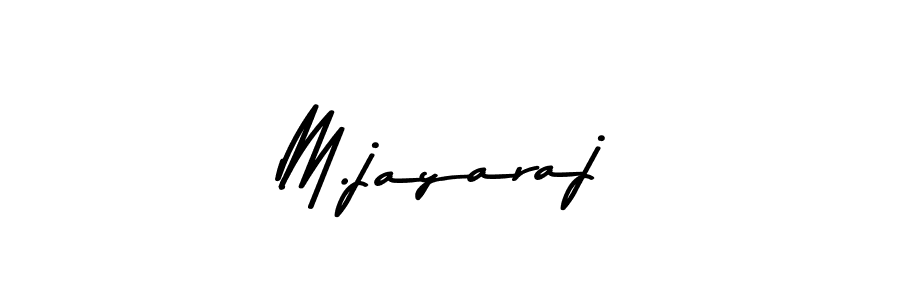 The best way (Asem Kandis PERSONAL USE) to make a short signature is to pick only two or three words in your name. The name M.jayaraj include a total of six letters. For converting this name. M.jayaraj signature style 9 images and pictures png