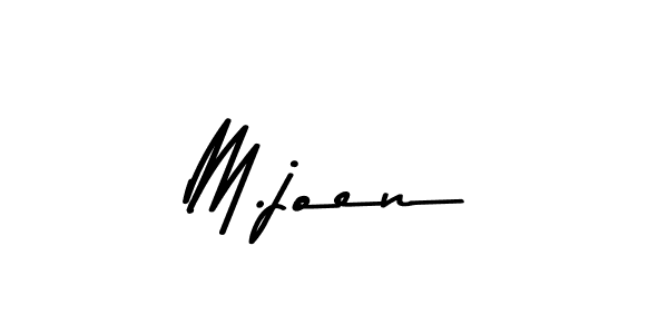 Use a signature maker to create a handwritten signature online. With this signature software, you can design (Asem Kandis PERSONAL USE) your own signature for name M.joen. M.joen signature style 9 images and pictures png