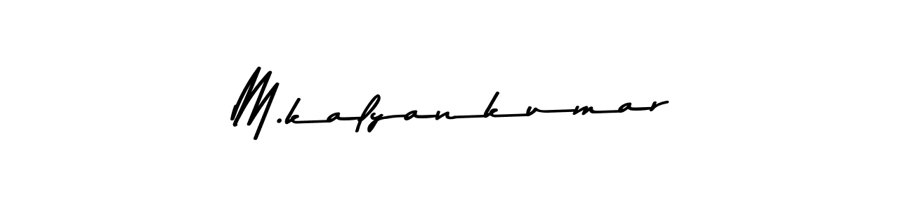 Design your own signature with our free online signature maker. With this signature software, you can create a handwritten (Asem Kandis PERSONAL USE) signature for name M.kalyankumar. M.kalyankumar signature style 9 images and pictures png