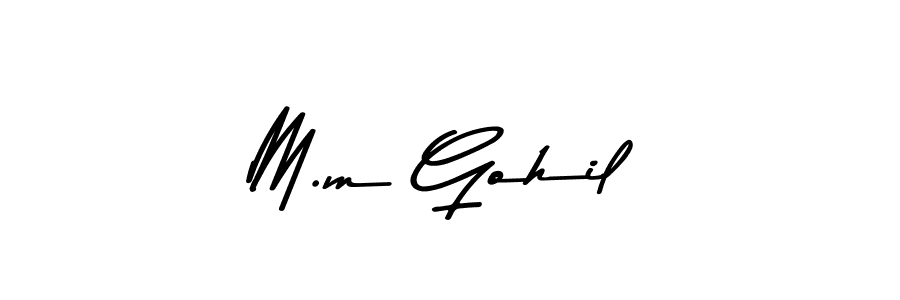 It looks lik you need a new signature style for name M.m Gohil. Design unique handwritten (Asem Kandis PERSONAL USE) signature with our free signature maker in just a few clicks. M.m Gohil signature style 9 images and pictures png