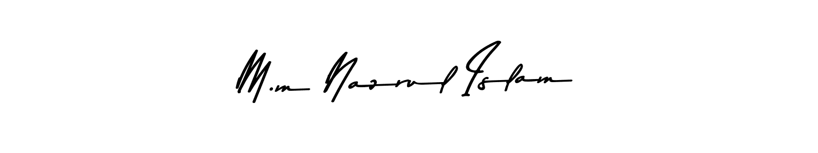 This is the best signature style for the M.m Nazrul Islam name. Also you like these signature font (Asem Kandis PERSONAL USE). Mix name signature. M.m Nazrul Islam signature style 9 images and pictures png