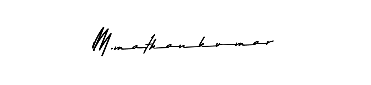 Similarly Asem Kandis PERSONAL USE is the best handwritten signature design. Signature creator online .You can use it as an online autograph creator for name M.mathankumar. M.mathankumar signature style 9 images and pictures png