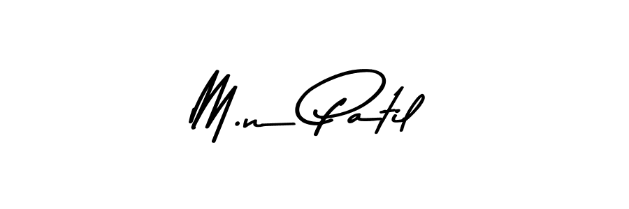 How to make M.n Patil signature? Asem Kandis PERSONAL USE is a professional autograph style. Create handwritten signature for M.n Patil name. M.n Patil signature style 9 images and pictures png