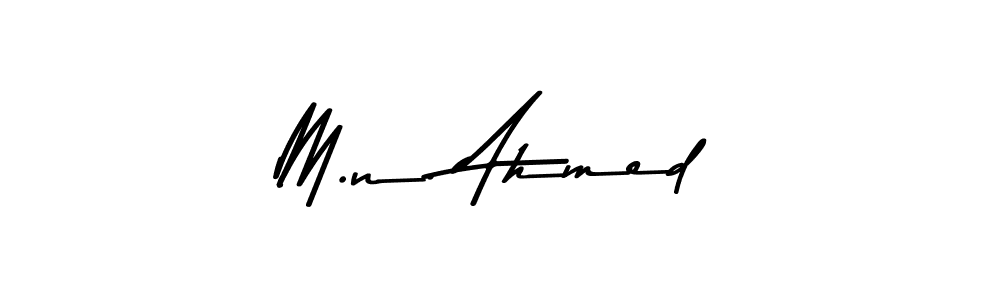 Use a signature maker to create a handwritten signature online. With this signature software, you can design (Asem Kandis PERSONAL USE) your own signature for name M.n. Ahmed. M.n. Ahmed signature style 9 images and pictures png