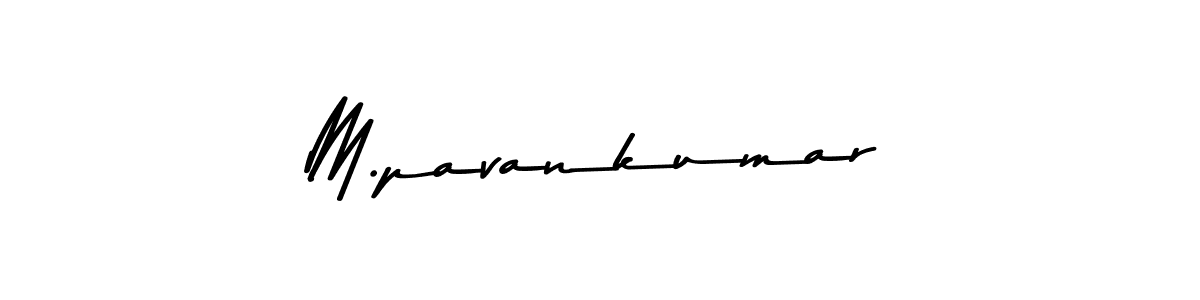 Asem Kandis PERSONAL USE is a professional signature style that is perfect for those who want to add a touch of class to their signature. It is also a great choice for those who want to make their signature more unique. Get M.pavankumar name to fancy signature for free. M.pavankumar signature style 9 images and pictures png