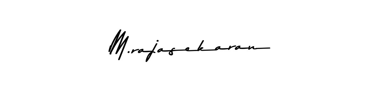 How to make M.rajasekaran signature? Asem Kandis PERSONAL USE is a professional autograph style. Create handwritten signature for M.rajasekaran name. M.rajasekaran signature style 9 images and pictures png