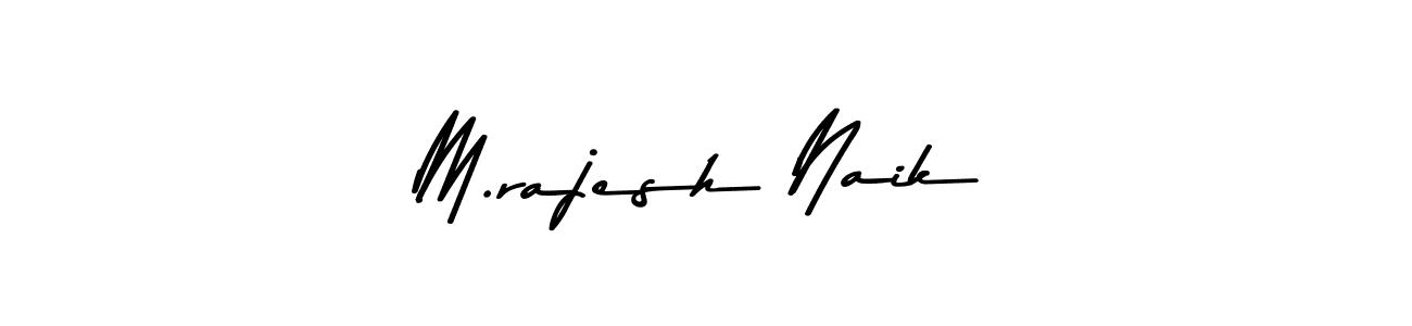 This is the best signature style for the M.rajesh Naik name. Also you like these signature font (Asem Kandis PERSONAL USE). Mix name signature. M.rajesh Naik signature style 9 images and pictures png