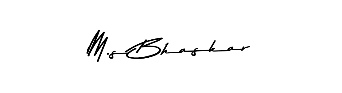 Asem Kandis PERSONAL USE is a professional signature style that is perfect for those who want to add a touch of class to their signature. It is also a great choice for those who want to make their signature more unique. Get M.s Bhaskar name to fancy signature for free. M.s Bhaskar signature style 9 images and pictures png