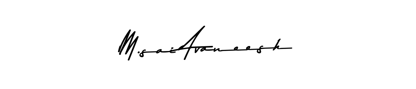 Make a beautiful signature design for name M.sai Avaneesh. Use this online signature maker to create a handwritten signature for free. M.sai Avaneesh signature style 9 images and pictures png