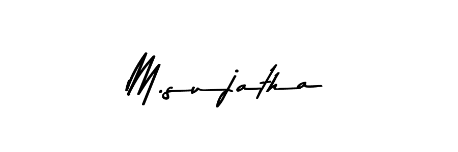 It looks lik you need a new signature style for name M.sujatha. Design unique handwritten (Asem Kandis PERSONAL USE) signature with our free signature maker in just a few clicks. M.sujatha signature style 9 images and pictures png