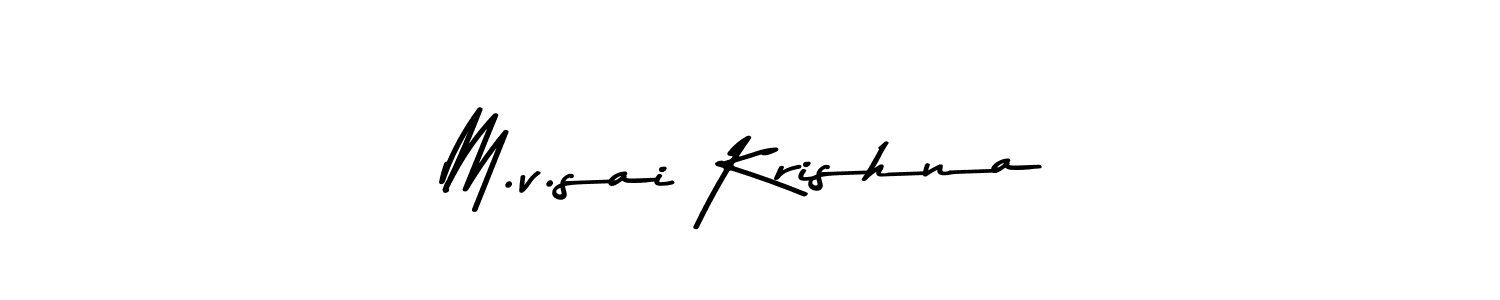 Make a short M.v.sai Krishna signature style. Manage your documents anywhere anytime using Asem Kandis PERSONAL USE. Create and add eSignatures, submit forms, share and send files easily. M.v.sai Krishna signature style 9 images and pictures png