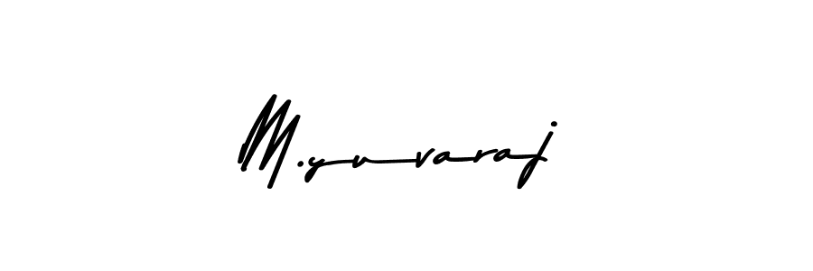 Asem Kandis PERSONAL USE is a professional signature style that is perfect for those who want to add a touch of class to their signature. It is also a great choice for those who want to make their signature more unique. Get M.yuvaraj name to fancy signature for free. M.yuvaraj signature style 9 images and pictures png