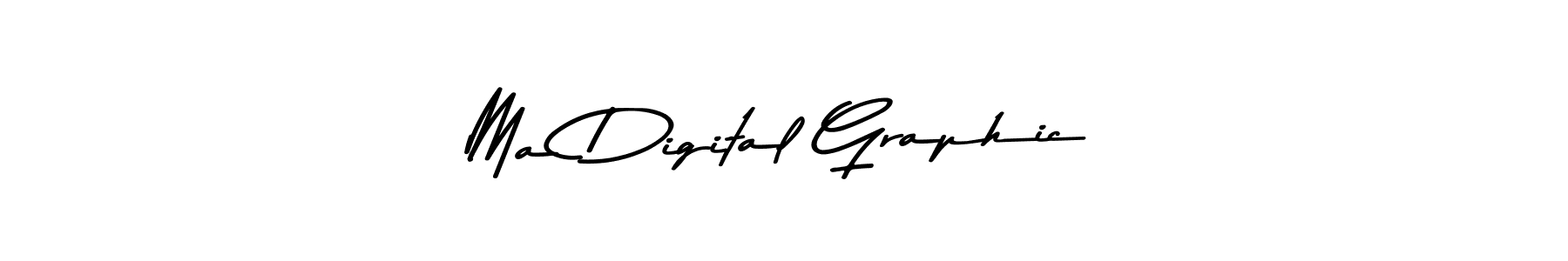 Use a signature maker to create a handwritten signature online. With this signature software, you can design (Asem Kandis PERSONAL USE) your own signature for name Ma Digital Graphic. Ma Digital Graphic signature style 9 images and pictures png