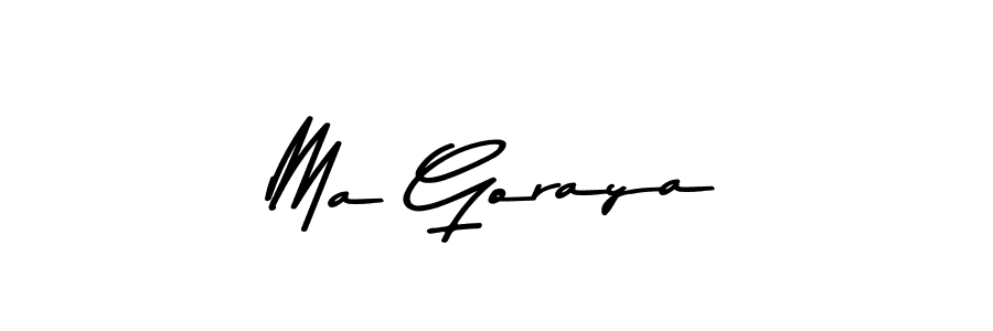 Ma Goraya stylish signature style. Best Handwritten Sign (Asem Kandis PERSONAL USE) for my name. Handwritten Signature Collection Ideas for my name Ma Goraya. Ma Goraya signature style 9 images and pictures png