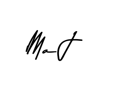 How to make Ma J name signature. Use Asem Kandis PERSONAL USE style for creating short signs online. This is the latest handwritten sign. Ma J signature style 9 images and pictures png