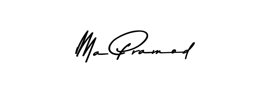 The best way (Asem Kandis PERSONAL USE) to make a short signature is to pick only two or three words in your name. The name Ma Pramod include a total of six letters. For converting this name. Ma Pramod signature style 9 images and pictures png