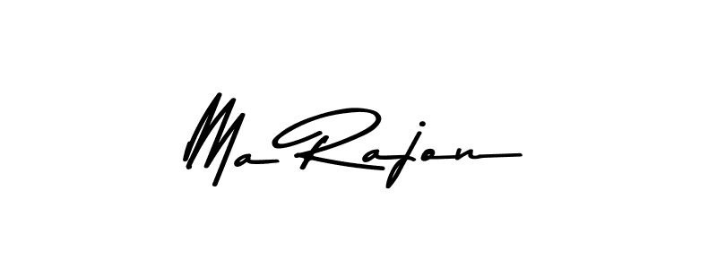 Here are the top 10 professional signature styles for the name Ma Rajon. These are the best autograph styles you can use for your name. Ma Rajon signature style 9 images and pictures png