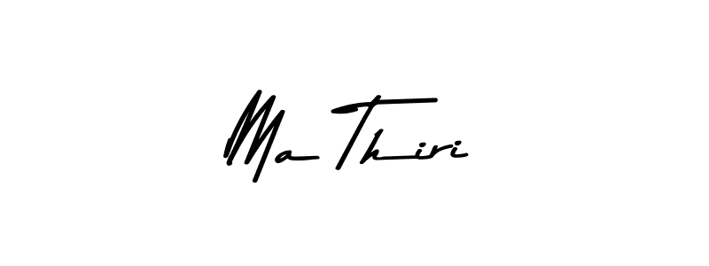 Make a beautiful signature design for name Ma Thiri. With this signature (Asem Kandis PERSONAL USE) style, you can create a handwritten signature for free. Ma Thiri signature style 9 images and pictures png
