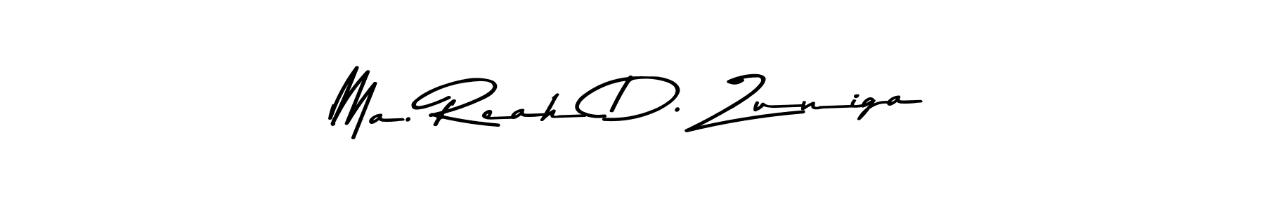 Also we have Ma. Reah D. Zuniga name is the best signature style. Create professional handwritten signature collection using Asem Kandis PERSONAL USE autograph style. Ma. Reah D. Zuniga signature style 9 images and pictures png