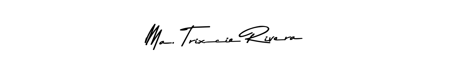 Make a beautiful signature design for name Ma. Trixcie Rivera. Use this online signature maker to create a handwritten signature for free. Ma. Trixcie Rivera signature style 9 images and pictures png