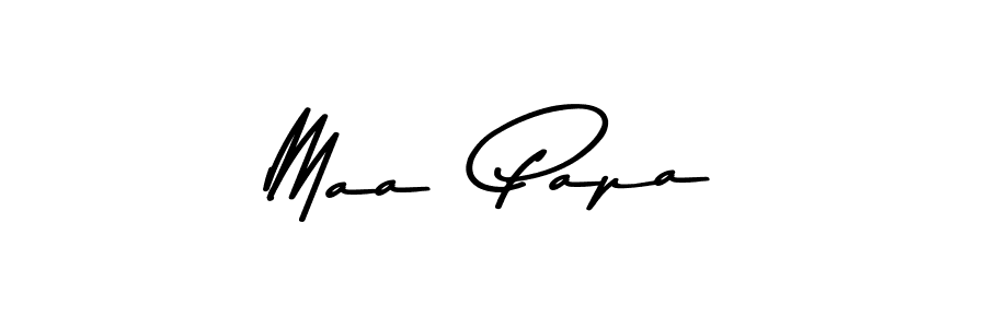 Asem Kandis PERSONAL USE is a professional signature style that is perfect for those who want to add a touch of class to their signature. It is also a great choice for those who want to make their signature more unique. Get Maa  Papa name to fancy signature for free. Maa  Papa signature style 9 images and pictures png