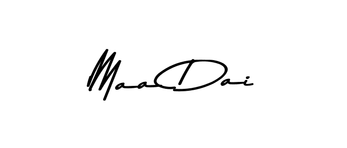 Maa Dai stylish signature style. Best Handwritten Sign (Asem Kandis PERSONAL USE) for my name. Handwritten Signature Collection Ideas for my name Maa Dai. Maa Dai signature style 9 images and pictures png