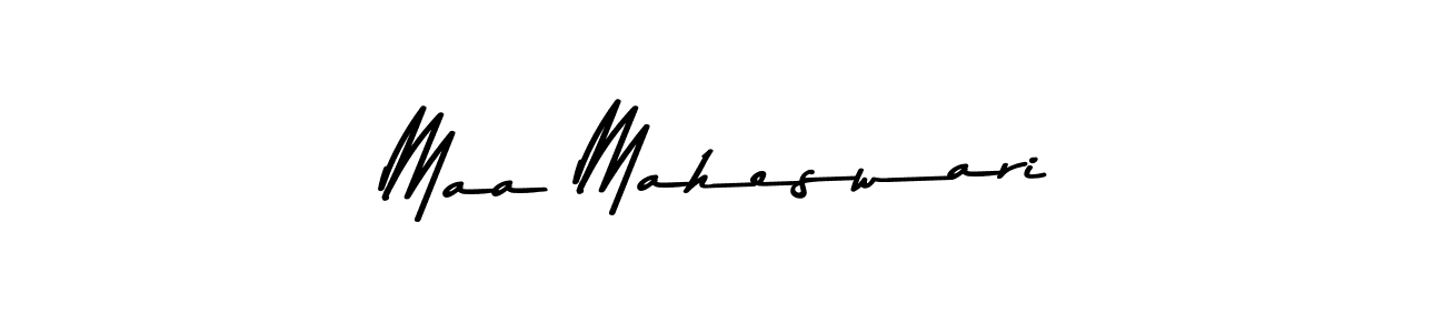 Design your own signature with our free online signature maker. With this signature software, you can create a handwritten (Asem Kandis PERSONAL USE) signature for name Maa Maheswari. Maa Maheswari signature style 9 images and pictures png